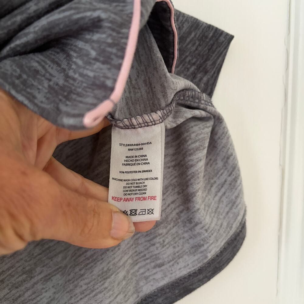 Life is Good pajama set "Optimist" Size Medium Gray and Pink - Picture 12 of 15